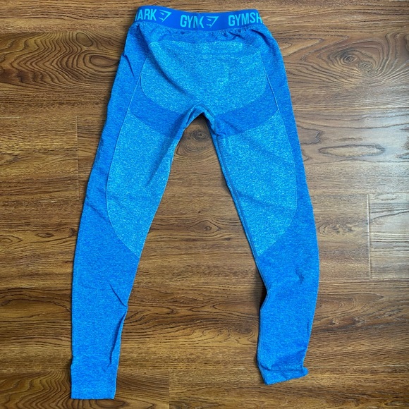 GymShark marled blue leggings EUC - Picture 4 of 4